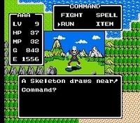 une photo d'Ã©cran de Dragon Quest sur Nintendo Nes